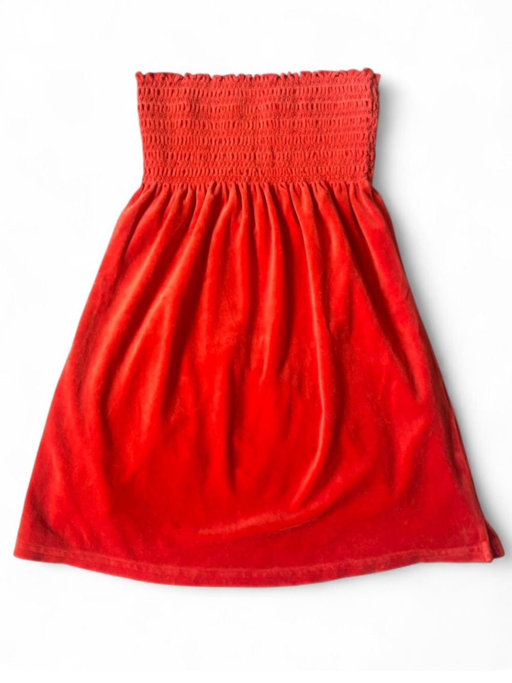 Orange Juicy Couture Velour Dress Coverup